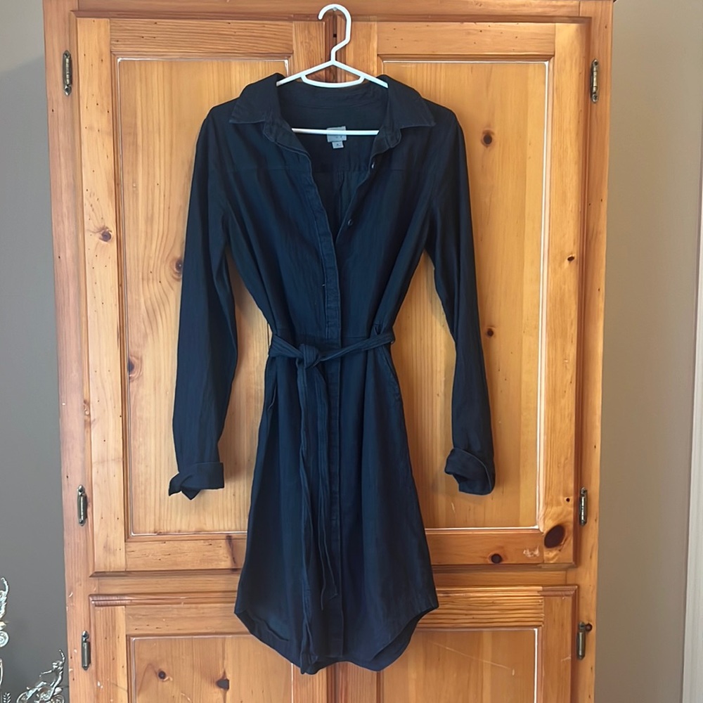 Target A New Day Dark Chambray Shirt Dress Small